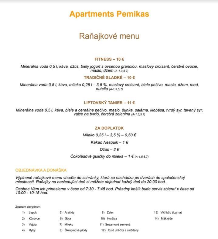 Apartments Pemikas II Liptovsky Mikulas Luaran gambar